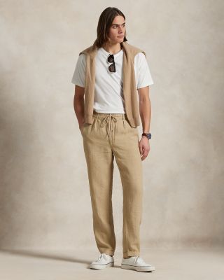 Polo Prepster Slim Tapered Linen Pants