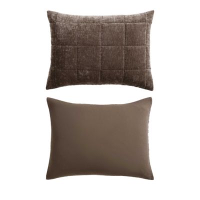 Chenille Box Solid 3 Piece Quilt Set, Queen