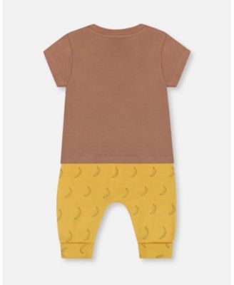 Boys' Printed Organic Cotton Top and Pant Set - Baby