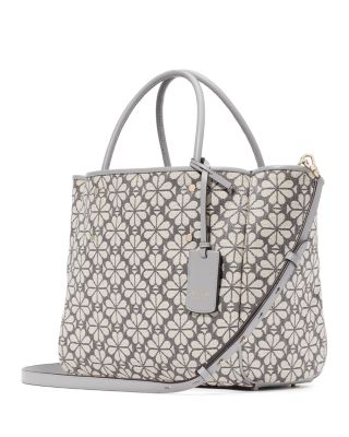 Spade Flower Jacquard Tote
