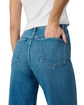 The Front Seamed High Rise Wide Leg Jeans in Biggest Fan