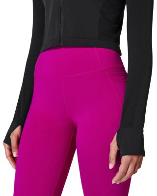 Athlete Cropped Zippered Top