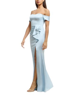 Gabrielle Off-the-Shoulder Gown