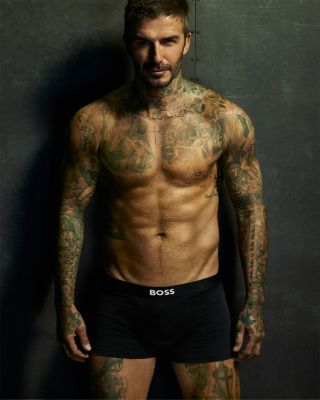 x David Beckham Boss One Boxer Briefs, Pack of 3