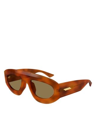 Bottega Veneta Flat Directional Sunglasses, 52mm | Bloomingdale's