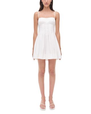 Kitt Sleeveless Cotton Poplin Mini Dress