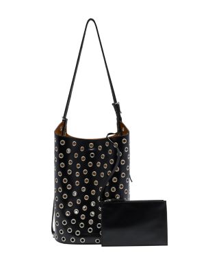 Brant Bucket Bag in Eyelet Leather