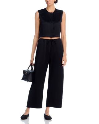 Barb Crop Drawstring Pants 