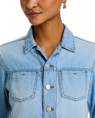 Janelle Button Front Denim Jacket