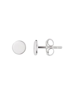 Ralph Lauren - Disc Stud Earrings in Sterling Silver
