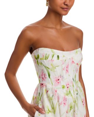 Lola Floral Corset Midi Dress