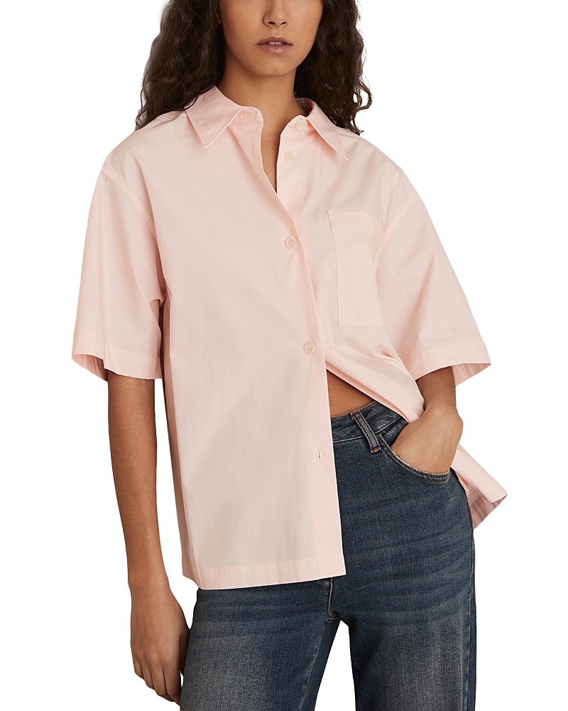 Reiss Jordan Short Sleeve Cotton Shirt