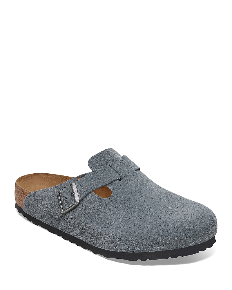 Birkenstock Men's Boston Clogs in Gray