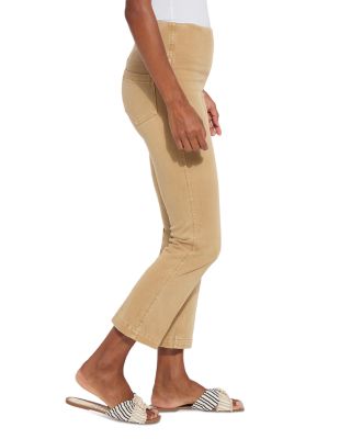 High Rise Ankle Baby Bootcut Jeans in Mid Wash