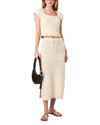 Nellis Cotton Collage Crocheted Top