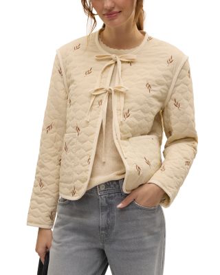 Embroidered Quilted Jacket