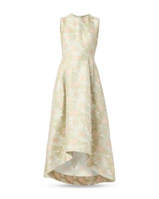 Daniela Floral Jacquard A-Line Dress