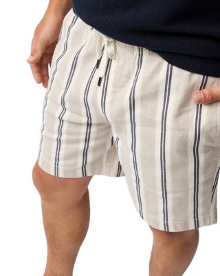 Wingfield Textured Stripe Pull on Shorts