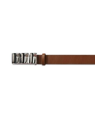 Sculptural Leather Belt