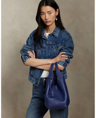 Polo Play Medium Leather Tote