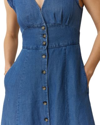 Camila Flutter Sleeve Midi Dress