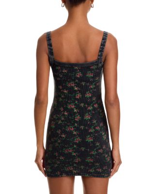 Floral Waffle Cami Dress