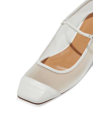 Women's Uma Mesh Leather Flats