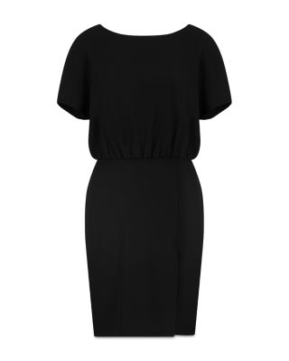 Batwing Sleeve Techno Cady Dress