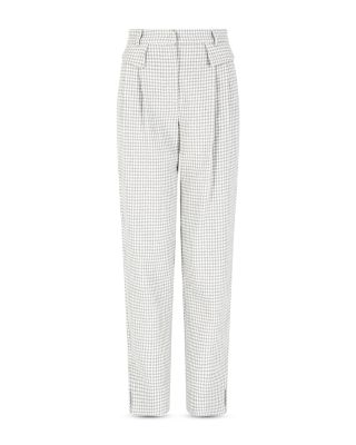 Houndstooth Pied de Poule Jacquard Pants