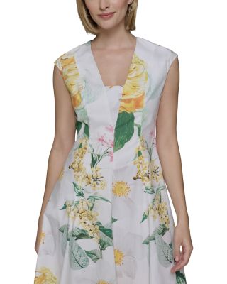  Allover Floral Dress