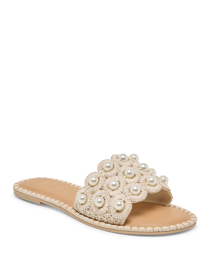 Dolce Vita Harlyn Slide Sandal In Vanilla