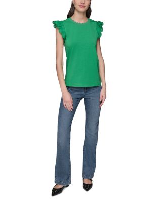 Sleeveless Ruffled Top 