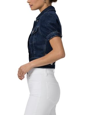 Kendra Puff Sleeve Denim Jacket