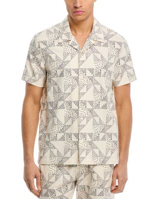 PAIGE - Medina Printed Camp Shirt