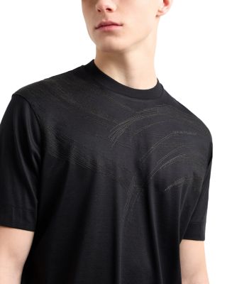Lyocell Blend Embroidered Motif Tee