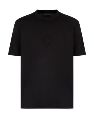 Embossed Eagle Logo Cotton Tee