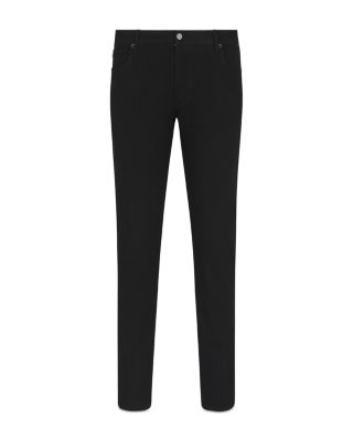 Slim Fit Comfort Jeans in Black Denim