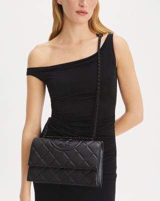 Small Fleming Leather Shoulder Bag