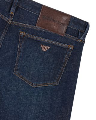 Slim Fit Rinsed Comfort Jeans in Blue Denim