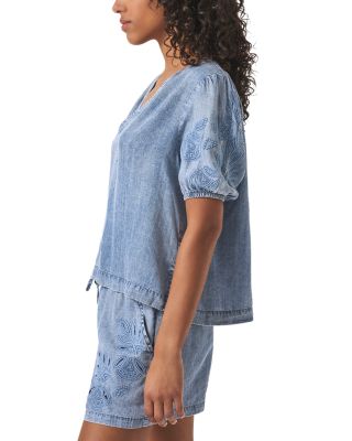 Cayden Indigo Blouse