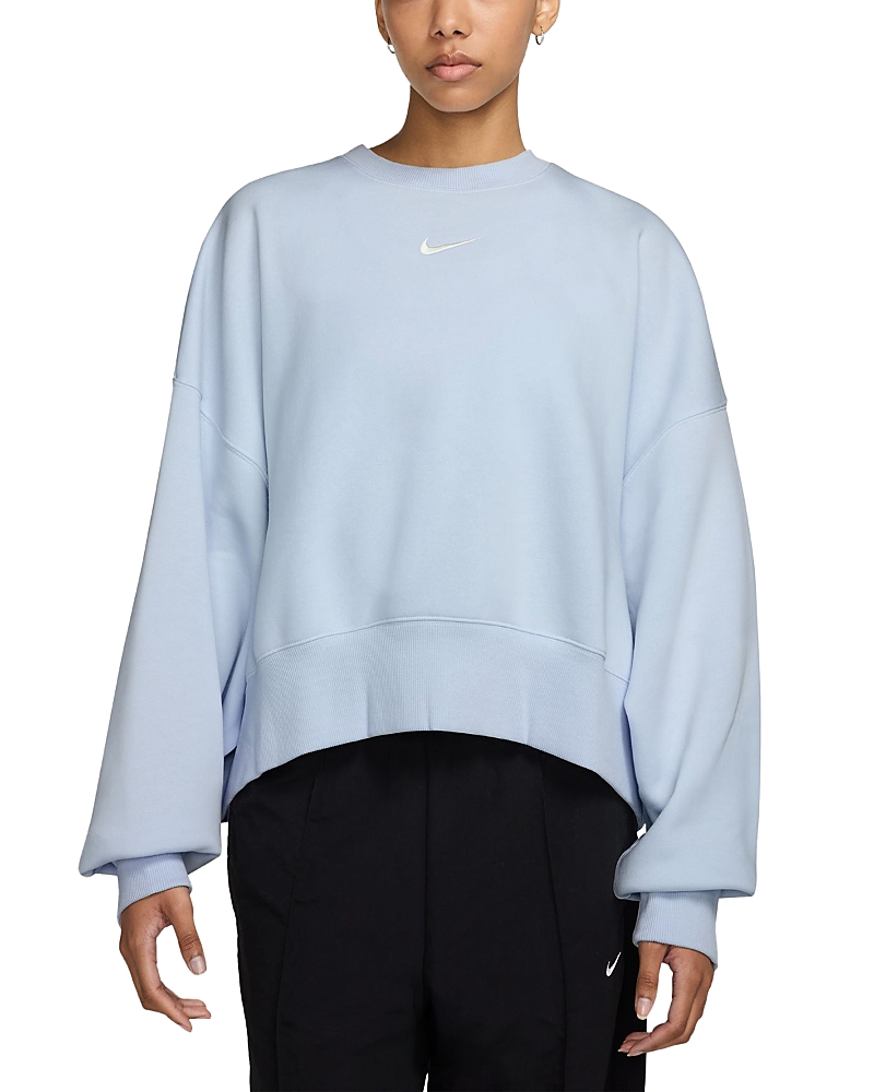 Nike Phoenix Fleece Crewneck Sweatshirt In Multi