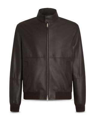 Nappa Leather Bomber Jacket