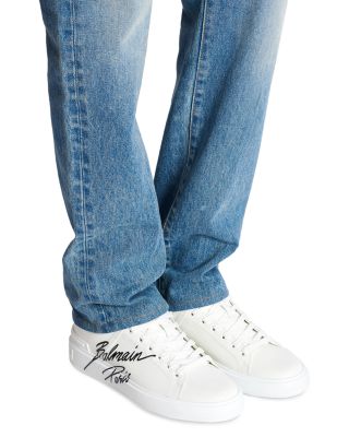 B Court Balmain Paris Low Top Sneakers