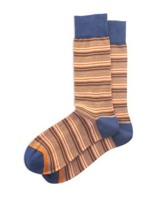 Marcoliani - Simple Stripe Mid Calf Socks
