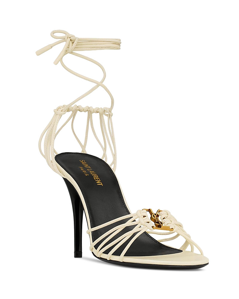 Saint Laurent Women's Babylone Sandals in Smooth Leather · 5 US / 35 EU