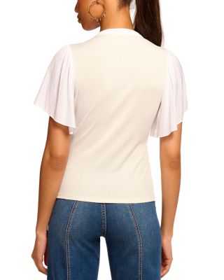 Colette Flutter Sleeve Top