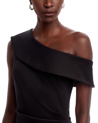 One Shoulder Ruffled Dress - Exclusive