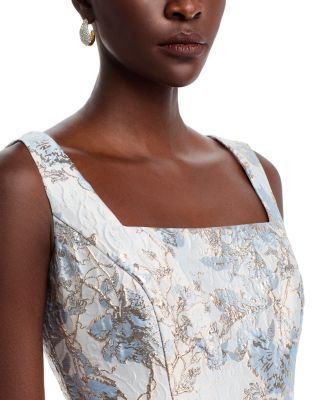 Brocade Midi Dress - Exclusive