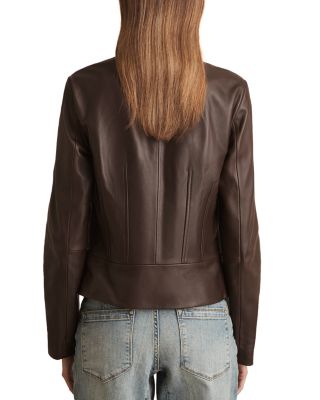 Allie Leather Biker Jacket