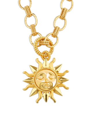 Capucine De Wulf - Soleil Sun Pendant in 18K Gold Plated